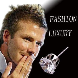 Silver ~ 8mm ~ .925 Sterling Silver Six Prong Round Swarovski Crystal Earrings